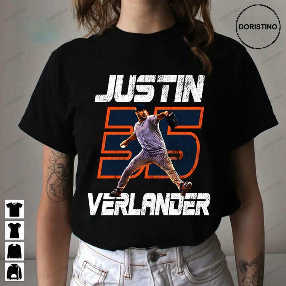 Wallpaper Of Justin Verlander Graphic Colorful Art Baseball Awesome Shirts